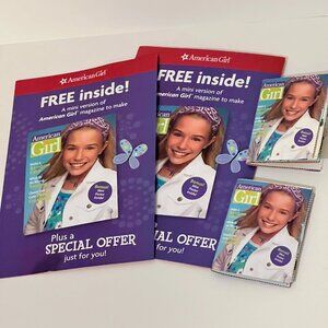 American Girl Mini Magazines Make Your Own Mini Mag Lot of 4